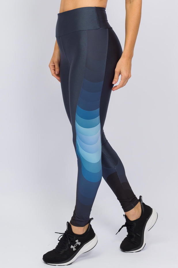 Legging com Recortes Waves
