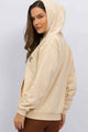 Casaco de Moletom Canguru Free Living Bege