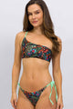 Biquíni Top Ombro Só e Calcinha de Amarrar Una