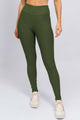 Legging Básica Canelada Verde