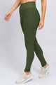 Legging Básica Canelada Verde