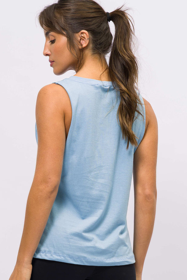 Regata Cavada Azul Livre pra Voar