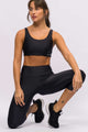 Conjunto Top e Corsário Track Preta