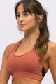 Conjunto Top com Bolso e Legging com 2 Bolsos Marrom