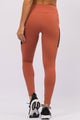 Legging Modeladora com 2 Bolsos Marrom