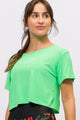 Cropped T-Shirt de Poliamida Drink