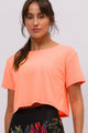 Cropped T-Shirt de Poliamida Crush