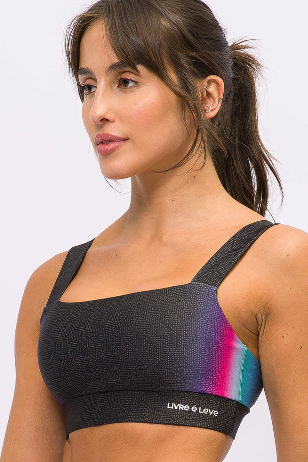 Top Quadrado com Bojo Ônix