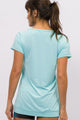 Blusa de Poliamida Furadinha com Gola V Frais