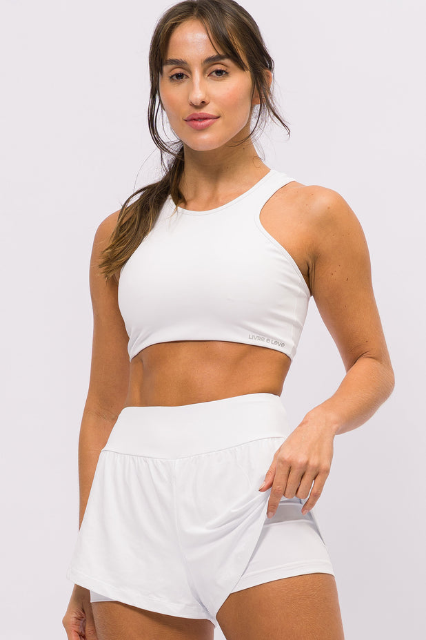 Short Soltinho Branco