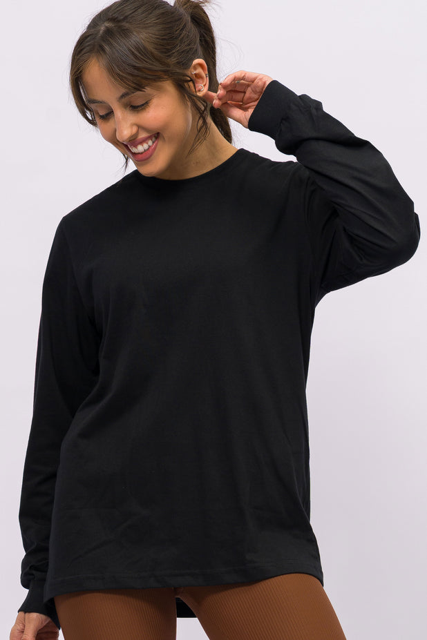 Blusa Manga Longa Preta