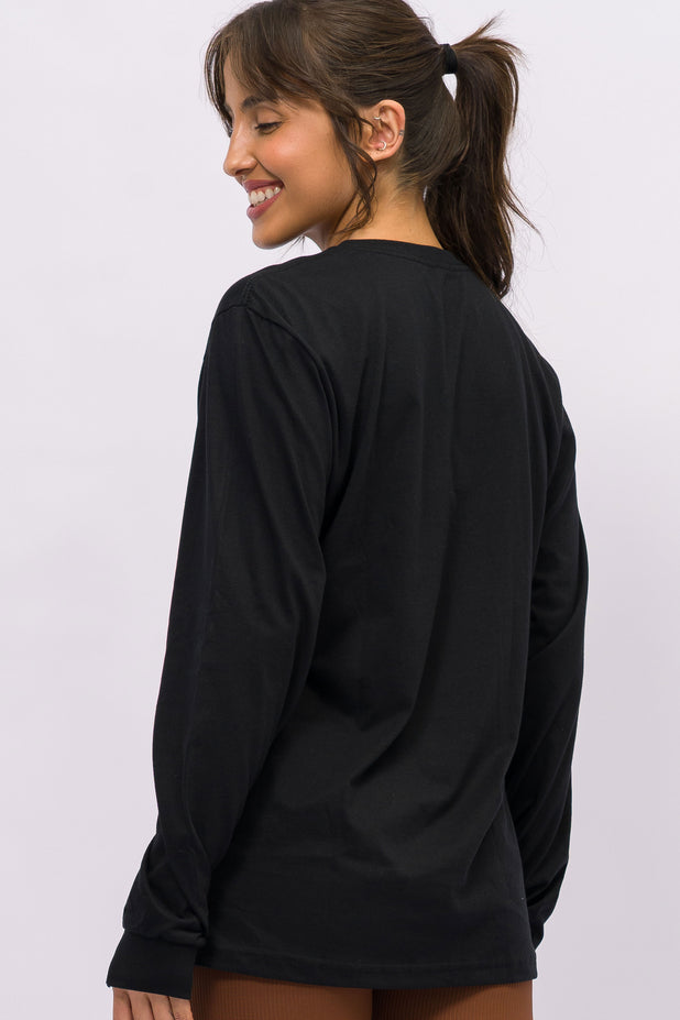 Blusa Manga Longa Preta