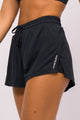 Short com Fenda Preto