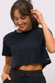 Cropped Gota Preto