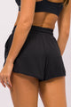 Short de Poliamida Duplo Preto