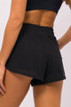 Short Furadinho com Bolso Preto