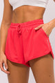 Short Arredondado Poliamida com Bolso Melancia