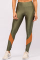 Legging com Recorte Verde Major