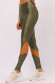 Legging com Recorte Verde Major