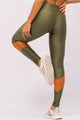 Legging com Recorte Verde Major
