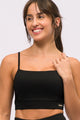 Conjunto Bermuda Canelado Preto