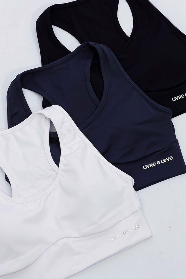Kit 3 Tops Anatômicos de Sustentação