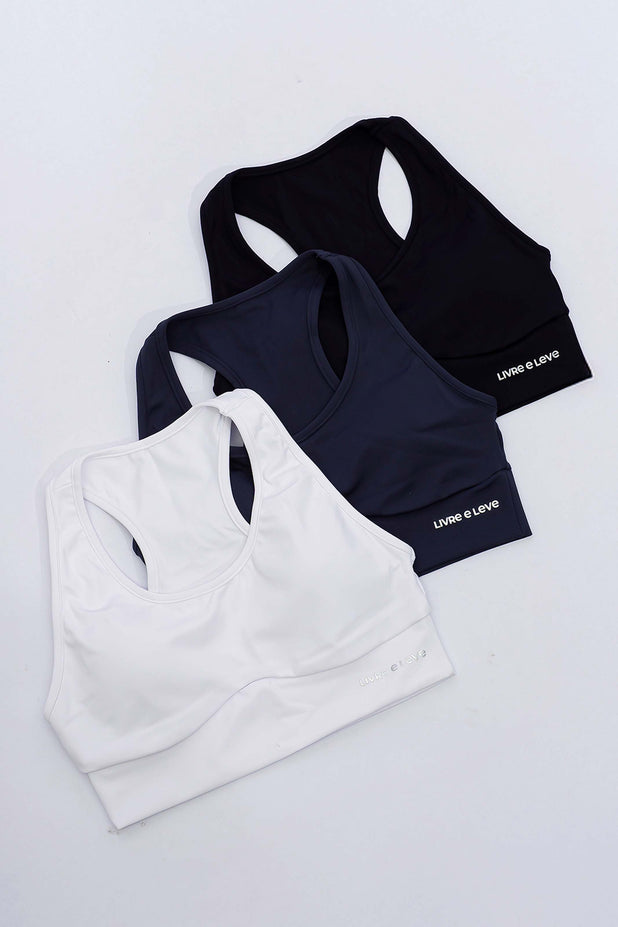 Kit 3 Tops Anatômicos de Sustentação