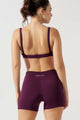 Short Modelador com Bolso Lateral Roxo Deluxe