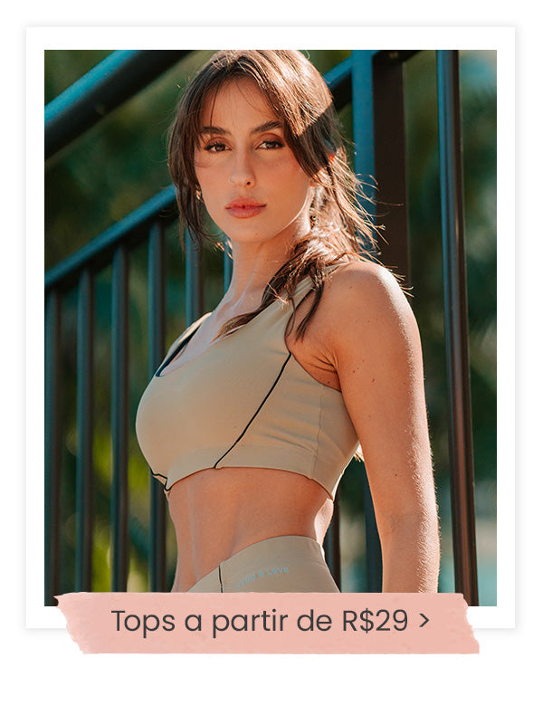 Tops a partir de R$ 29