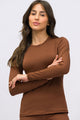 Blusa Térmica Manga Longa Marrom