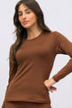 Blusa Térmica Manga Longa Marrom