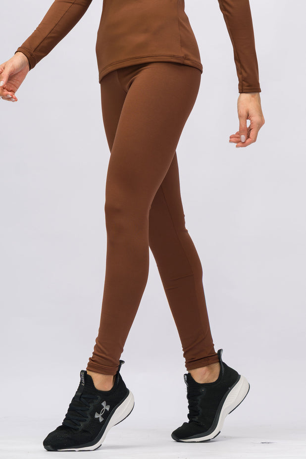 Calça Legging Térmica Marrom