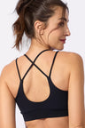 Top Strappy com Bojo Preto