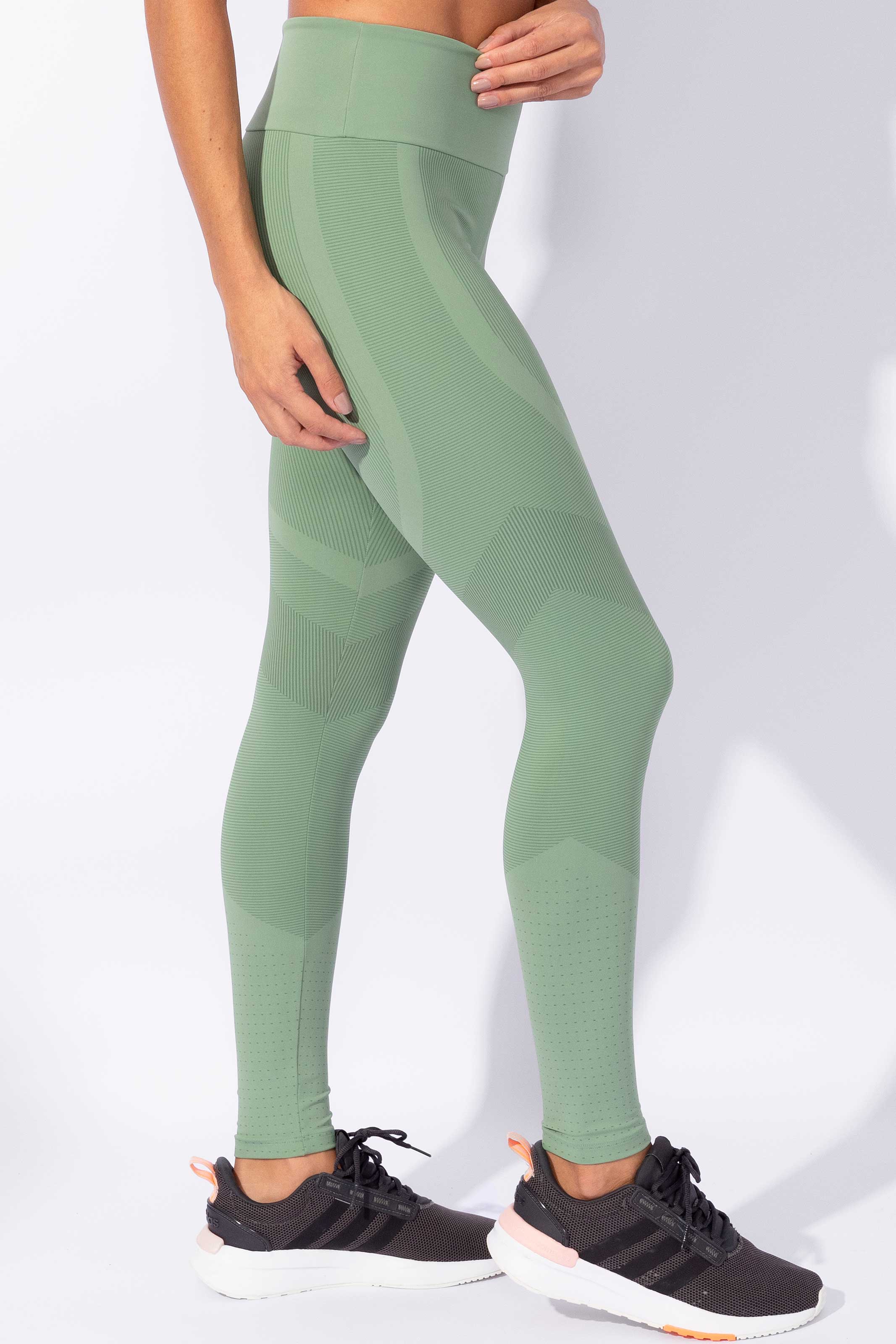 Legging Modeladora Essencial Verde Velocity