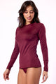 Blusa Proteção UV Vinho