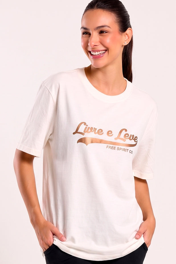 T-Shrit Oversized Livre e Leve