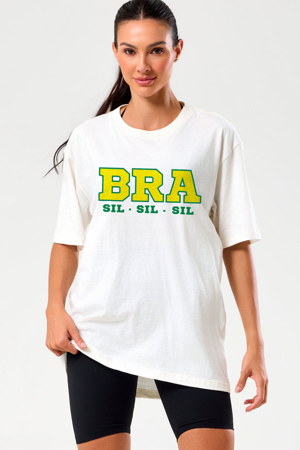 T-Shrit Oversized BRA SIL SIL SIL
