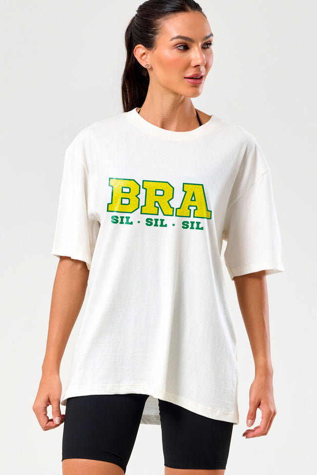 T-Shrit Oversized BRA SIL SIL SIL