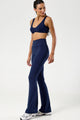 Conjunto Top Regata e Flare Cós de Virar Marinho