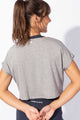 Cropped Ombro Caído Mescla Mais Leveza