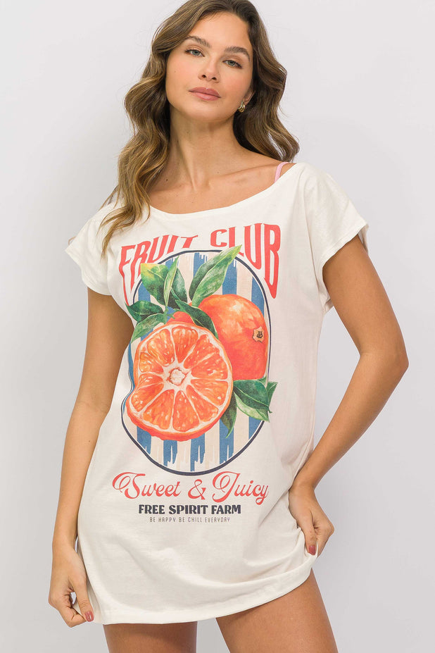 Saída de Praia Ombro a Ombro Laranja