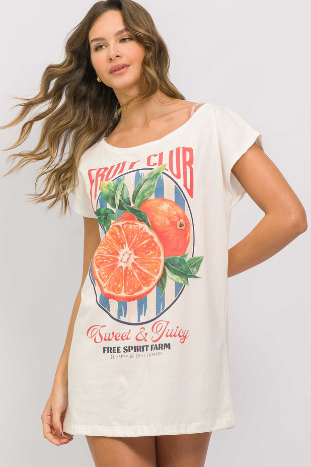 Saída de Praia Ombro a Ombro Laranja