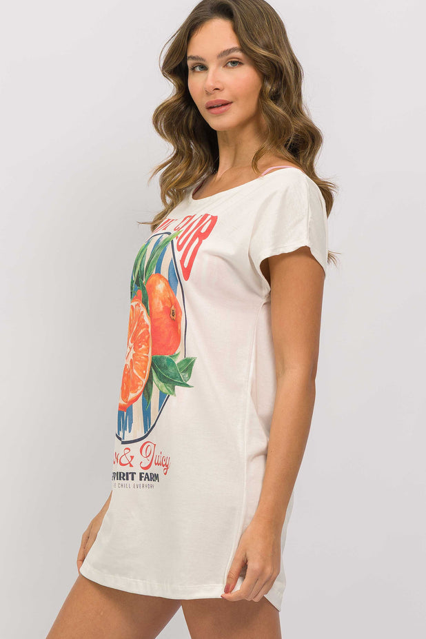 Saída de Praia Ombro a Ombro Laranja