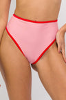 Calcinha Hot Pants de Viés Rosa