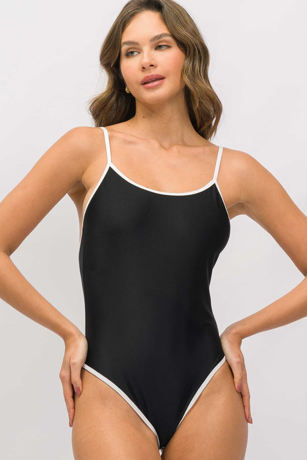 Body Alcinha com Viés Preto