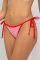 Calcinha de Amarrar Viés Rosa