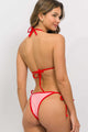 Calcinha de Amarrar Viés Rosa