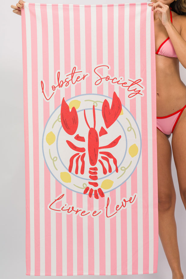 Toalha de Praia Lagosta