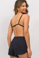 Short Soltinho Canelado Preto