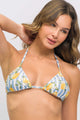 Biquíni Cortininha e Calcinha de Amarrar Limão